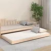 Image de Cadre de lit sans matelas 100x200 cm bois massif de pin