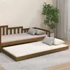 Image de vidaXL Bedframe massief grenenhout honingbruin 100x200 cm823492