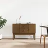Image de vidaXL Buffet Marron miel 110x40x78 cm Bois massif de pin823527