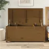 Image de vidaXL Boîte de rangement Marron miel 110x50x45,5cm Bois massif de pin823542