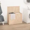 Image de vidaXL Boîte à linge 88,5x44x66 cm Bois massif de pin 823569