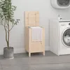 Image de vidaXL Boîte à linge 44x44x76 cm Bois massif de pin 823574