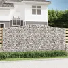 Image de Panier de gabions arqué 400x50x180 200 cm Fer galvanisé