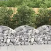 Image de Panier de gabions arqué 100x50x60 80 cm Fer galvanisé