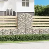 Image de Panier de gabions arqué 100x50x160 180 cm Fer galvanisé