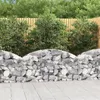 Image de Panier de gabions arqué 150x30x60 80 cm Fer galvanisé
