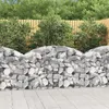 Image de Panier de gabions arqué 150x30x80 100 cm Fer galvanisé