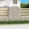 Image de Panier de gabions arqué 150x30x180 200 cm Fer galvanisé