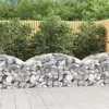 Image de Panier de gabions arqué 150x50x60 80 cm Fer galvanisé