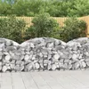 Image de Panier de gabions arqué 150x50x80 100 cm Fer galvanisé