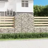 Image de vidaXL Panier de Gabions Arqué Cage à Gabion Mur de Gabion Panier à Pierre Gabion pour Pierre Jardin Patio Extérieur 153458