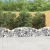 Image de Panier de gabions arqué 200x50x40 60 cm Fer galvanisé