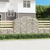 Image de Panier de gabions arqué 200x50x140 160 cm Fer galvanisé