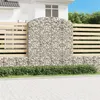Image de vidaXL Panier de Gabions Arqué Cage à Gabion Mur de Gabion Panier à Pierre Gabion pour Pierre Jardin Patio Extérieur 153481