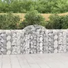 Image de Panier de gabions arqué 200x30x100 120 cm Fer galvanisé