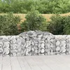 Image de Panier de gabions arqué 300x30x80 100 cm Fer galvanisé