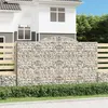 Image de vidaXL Panier de Gabion, Cage à Gabion, Mur de Gabion, Panier à Pierre, Gabion pour Pierre Jardin Patio Extérieur, 153519