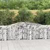 Image de Panier de gabions arqué 400x30x80 100 cm Fer galvanisé