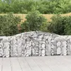 Image de Panier de gabions arqué 400x30x100 120 cm Fer galvanisé