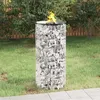 Image de Foyer en gabion Ø 50 cm Fer galvanisé
