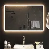 Image de vidaXL Miroir de Salle de Bain à LED Décoratif Cosmétique Miroir de Courtoisie Miroir de Maquillage Toilette Maison Intérieur 60x90 cm