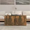 Image de Table basse Chêne fumé 80x50x36 cm Bois d ingénierie