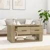 Image de vidaXL Table basse Chêne sonoma 80x50x40 cm Bois d'ingénierie