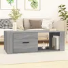 Image de Table basse Sonoma gris 100x50,5x35 cm Bois d ingénierie