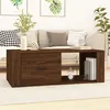 Image de vidaXL Table basse Chêne marron 100x50,5x35 cm Bois d'ingénierie816543