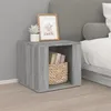 Image de Table de chevet Sonoma gris 41x40x36 cm Bois d ingénierie