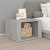 Image de vidaXL Table de chevet Gris béton 57x55x36 cm Bois d'ingénierie816556