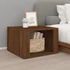 Image de vidaXL Table de chevet Chêne marron 57x55x36 cm Bois d'ingénierie816559