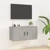 Image de vidaXL Tv-wandmeubel 80x34,5x40 cm betongrijs816628