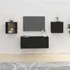 Image de vidaXL Meubles TV muraux 2 pcs Noir 40x34,5x40 cm816643