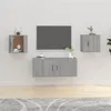 Image de vidaXL Meubles TV muraux 2 pcs Sonoma gris 40x34,5x40 cm816653