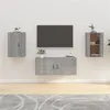 Image de vidaXL Meubles TV muraux 2 pcs Sonoma gris 40x34,5x60 cm816669