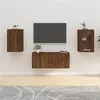 Image de vidaXL Meubles TV muraux 2 pcs Chêne marron 40x34,5x60 cm816671