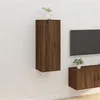 Image de vidaXL Meuble TV mural Chêne marron 40x34,5x100 cm816687