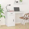 Image de vidaXL Bureau Blanc 100x49x75 cm Bois d'ingénierie