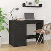 Image de vidaXL Bureau Noir 100x49x75 cm Bois d'ingénierie