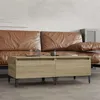 Image de vidaXL Bijzettafels 2 st 50x46x35 cm bewerkt hout sonoma eikenkleurig819523