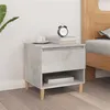 Image de vidaXL Table de chevet Gris béton 50x46x50 cm Bois d'ingénierie819540