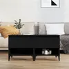 Image de vidaXL Bijzettafels 2 st 50x46x50 cm bewerkt hout zwart819551