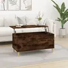Image de Table basse Chêne fumé 90x44,5x45 cm Bois d ingénierie