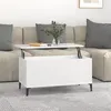 Image de vidaXL Table basse Blanc 90x44,5x45 cm Bois d'ingénierie819588