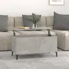 Image de Table basse Gris béton 90x44,5x45 cm Bois d ingénierie
