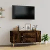 Image de Meuble TV Chêne fumé 102x44,5x50 cm Bois d ingénierie