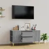Image de Meuble TV Sonoma gris 102x44,5x50 cm Bois d ingénierie