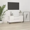 Image de Meuble TV Blanc brillant 102x44,5x50 cm Bois d ingénierie