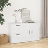 Image de Buffet Blanc 100x33x59,5 cm Bois d ingénierie